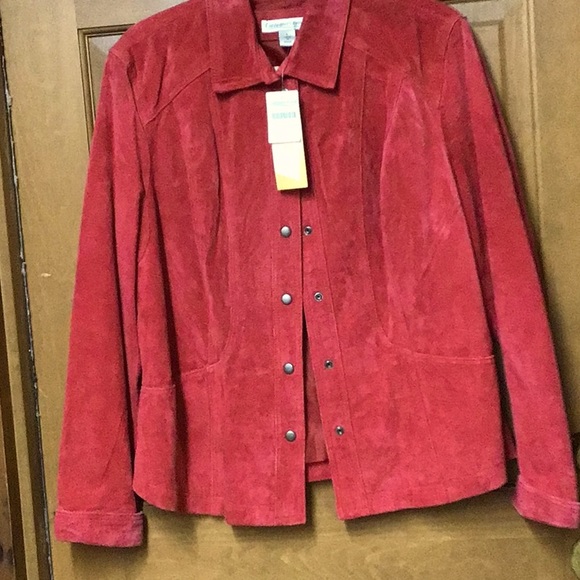 Coldwater Creek Suede Jacket, NWT - Picture 1 of 4